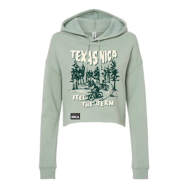 Texas NICA Feel the Berm Women's Cropped Hoodie