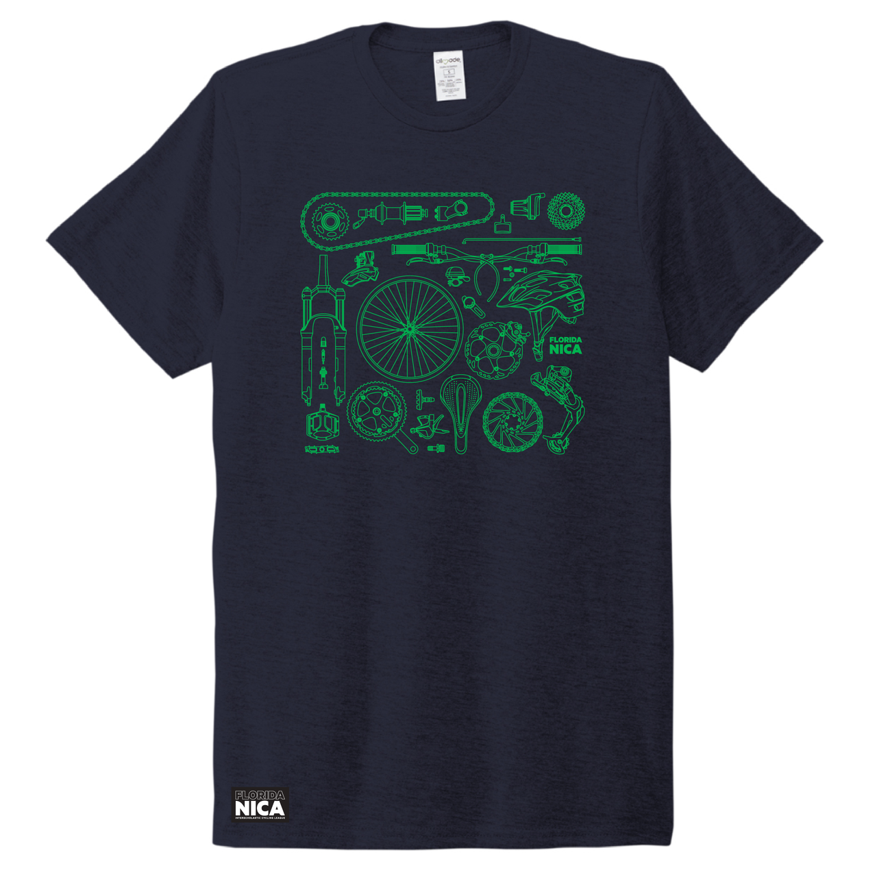 Florida NICA Bike Parts Tee