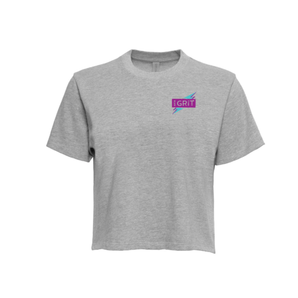 NICA GRiT Zap! Tee - Heather Grey Front