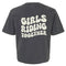 NICA GRiT Groovy Crop Tee - Vintage Coal Back