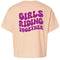 NICA GRiT Groovy Crop Tee - Vintage Peach Back