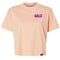 NICA GRiT Groovy Crop Tee - Vintage Peach Front