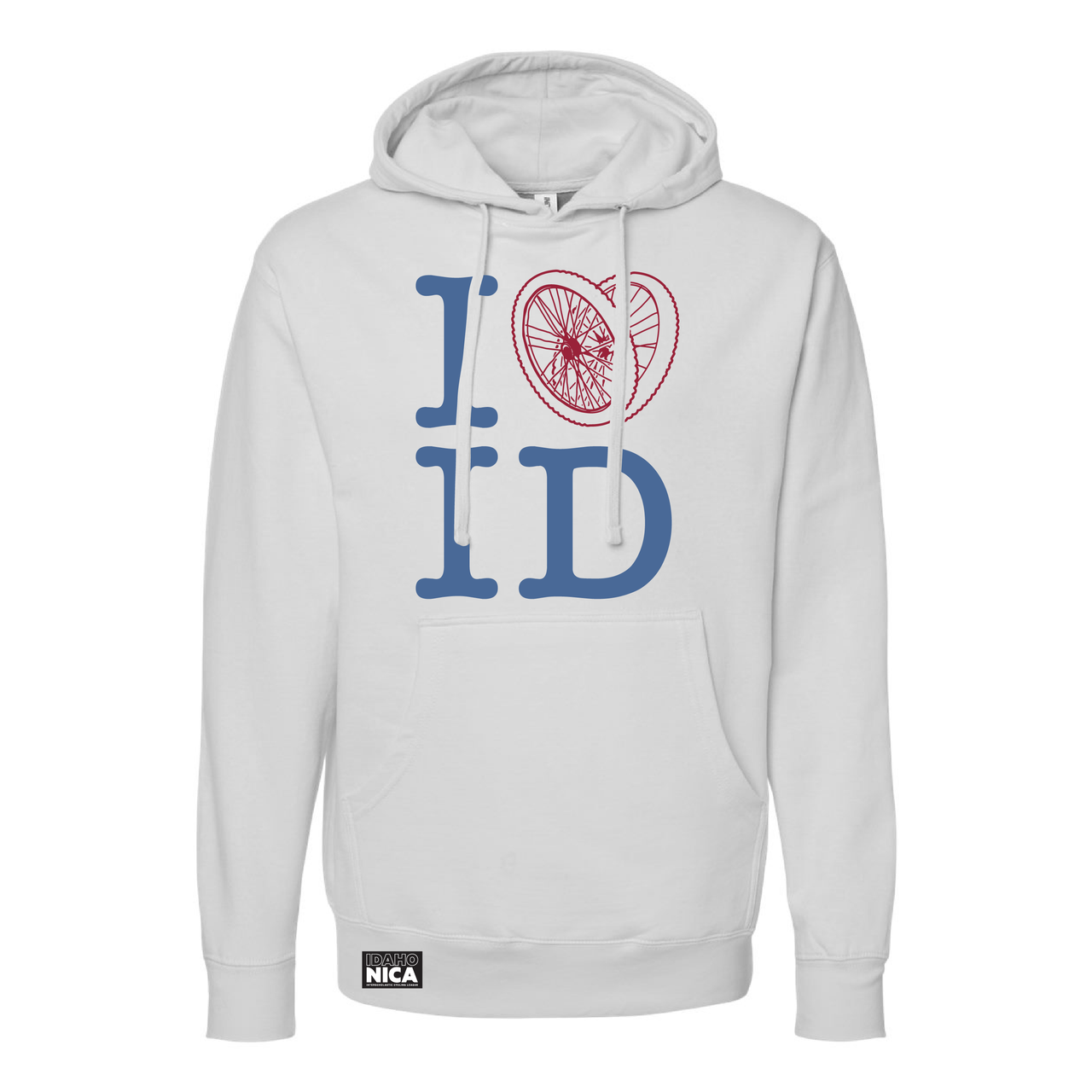 Idaho NICA "I Bike Idaho" Hoodie - Smoke