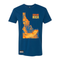 Idaho NICA Trippy Topo Tees - Cool Blue
