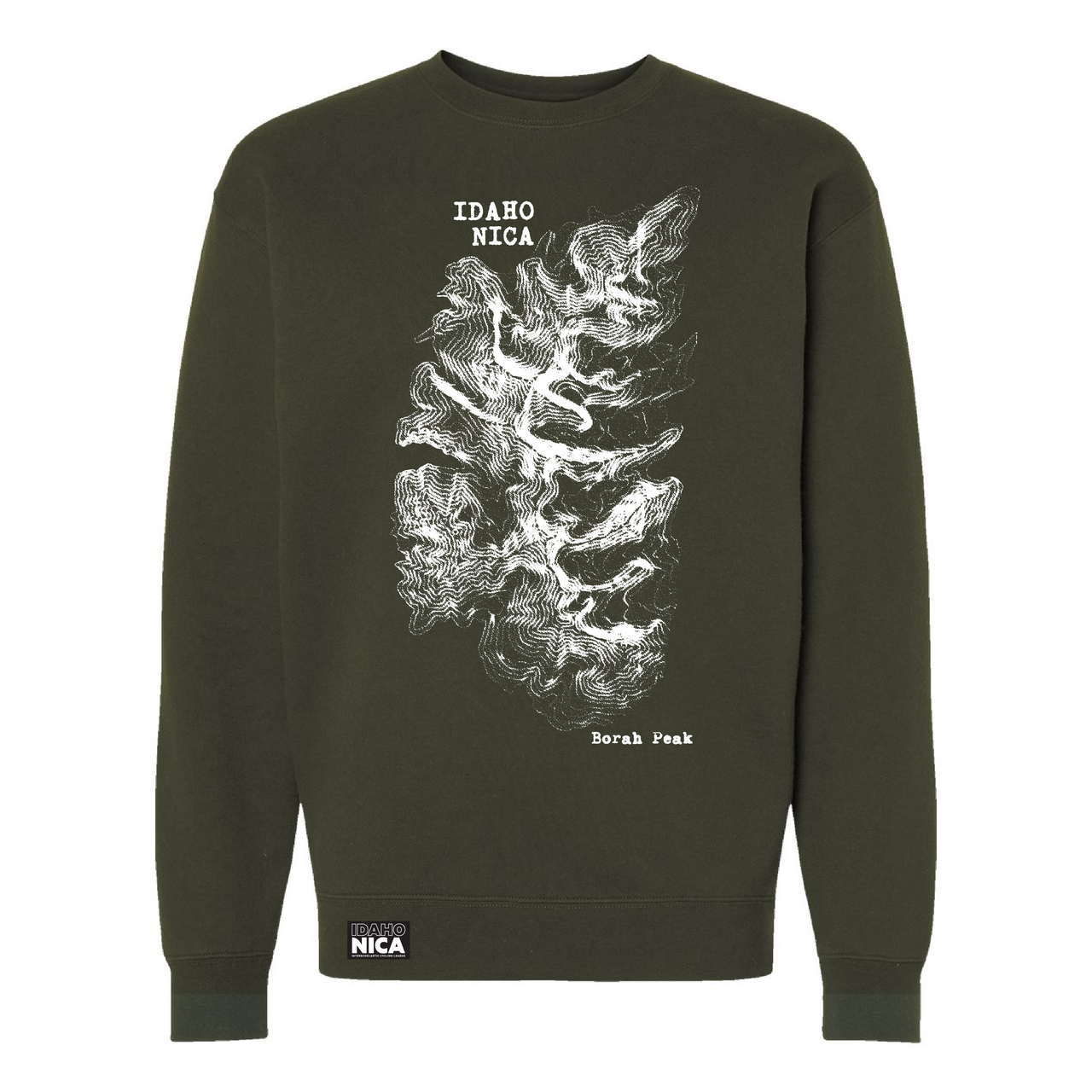 Idaho NICA Borah Peak Sweatshirts - Army