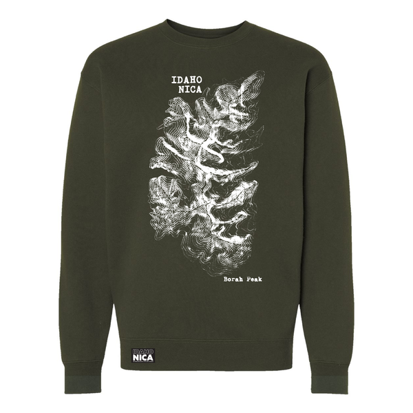 Idaho NICA Borah Peak Sweatshirts - Army