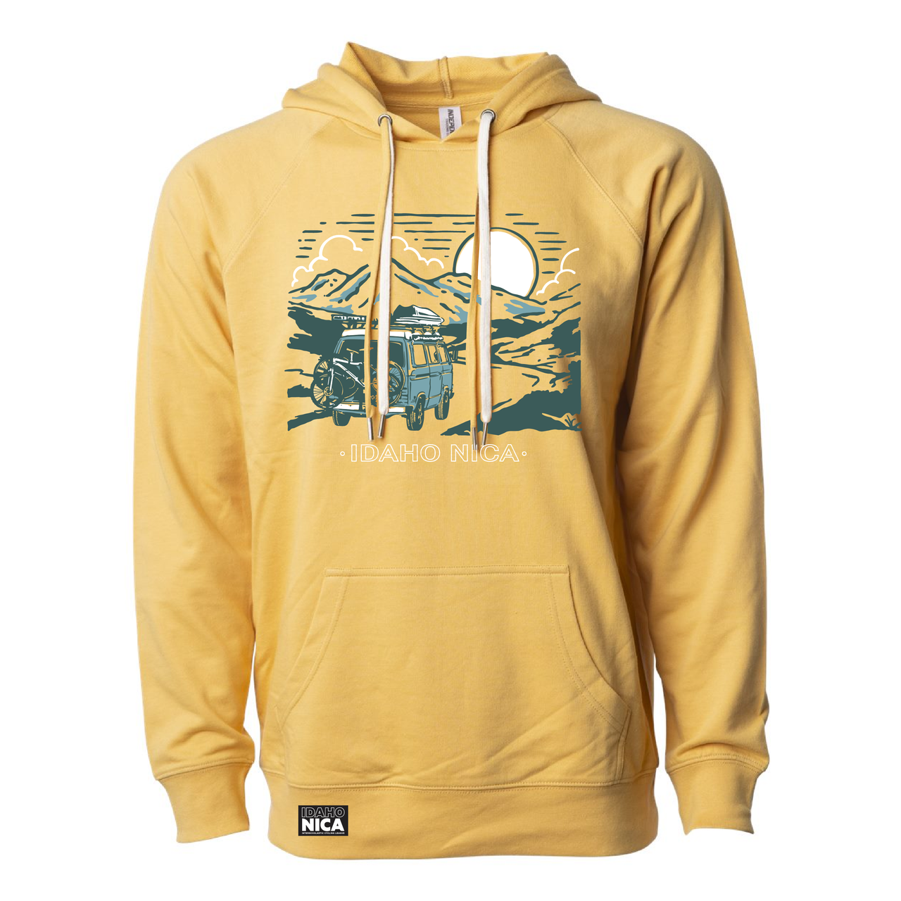 Idaho NICA Camp and Ride Hoodies - Harvest Gold