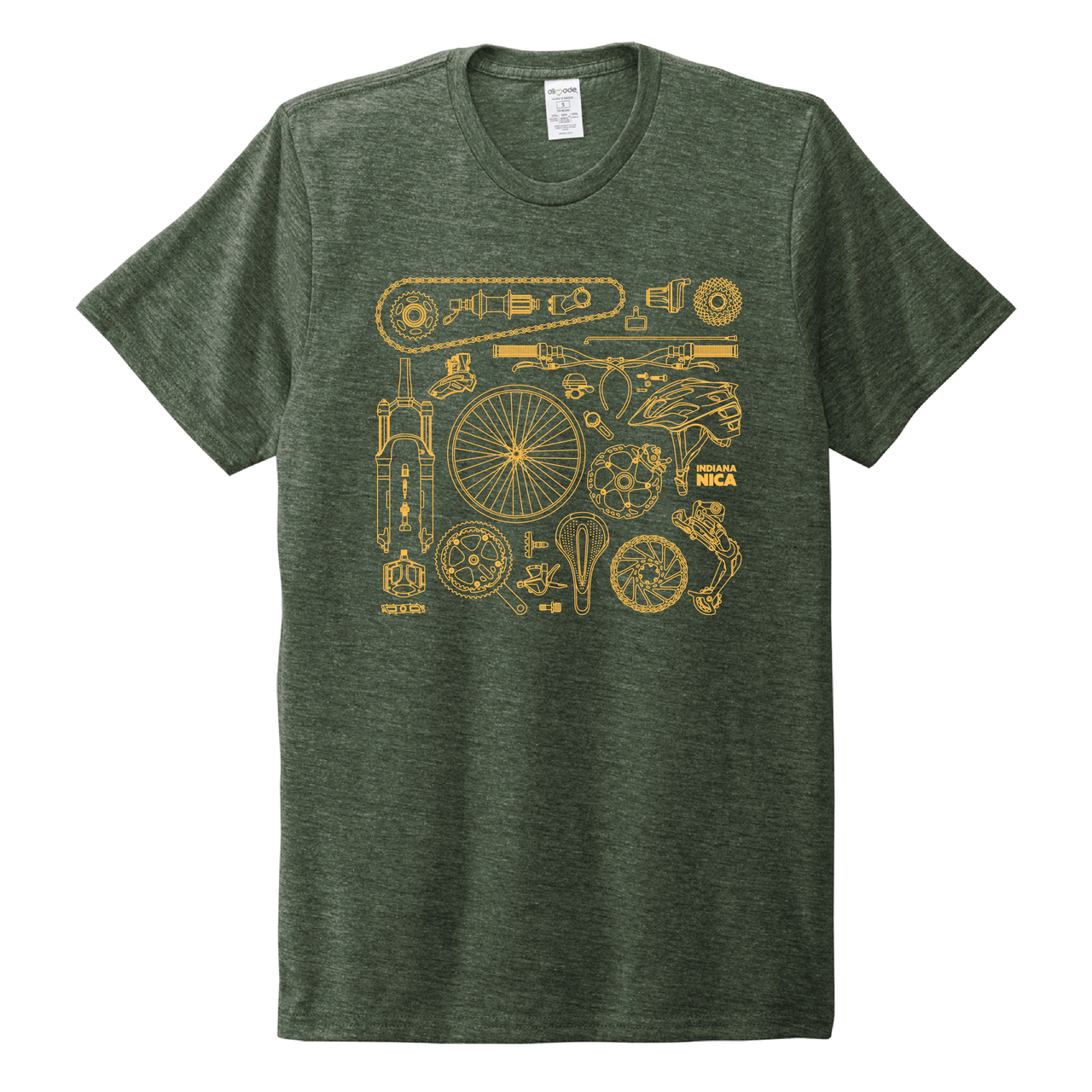 Indiana NICA Bike Parts Tee