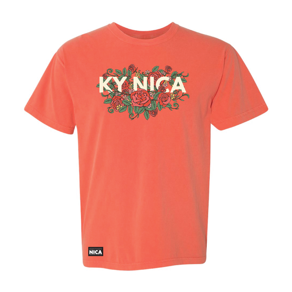 Kentucky NICA Roses for All Tee - Bright Salmon