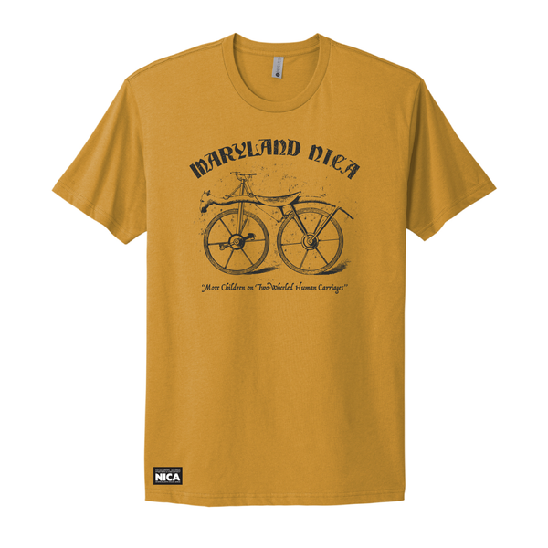 Maryland NICA Davinci Tee - Antique Gold