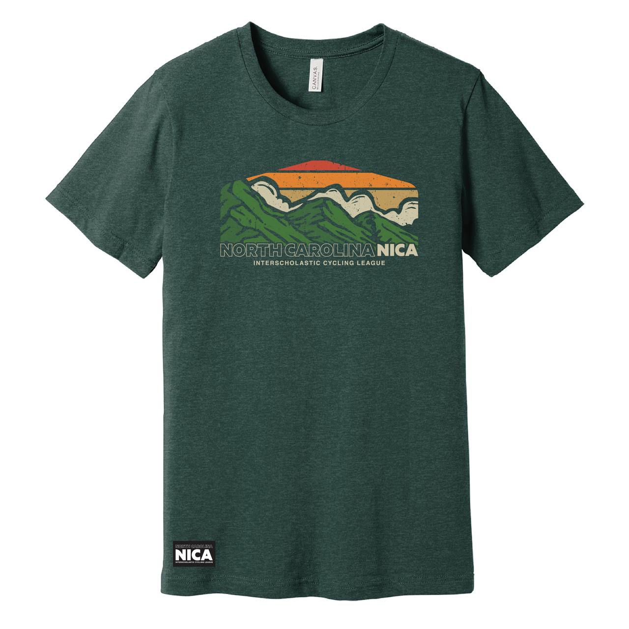 North Carolina NICA Cloudy Mountains Tee
