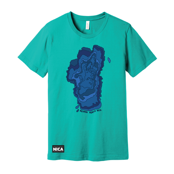 Nevada North NICA Tahoe Topo Tee - Teal