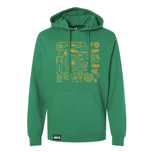 Nebraska NICA Bike Parts Hoodie