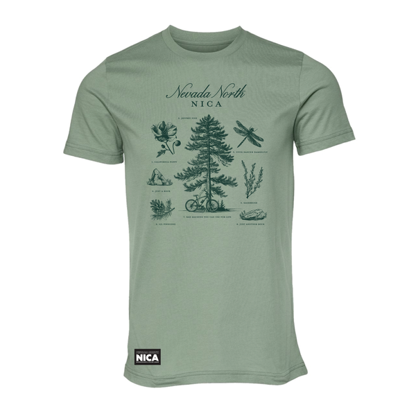 Nevada North NICA Natural World Tee - Sage