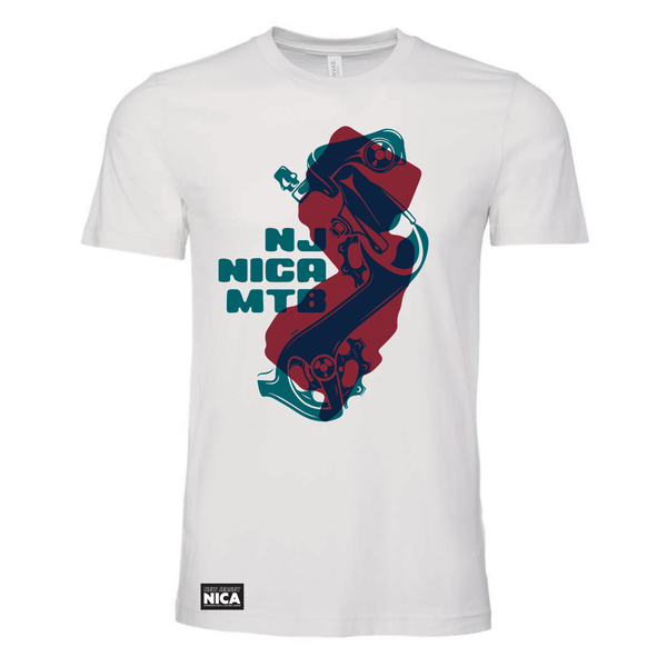 New Jersey NICA Derailleur State Tee