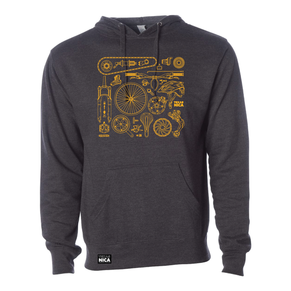Texas NICA Bike Parts Hoodie