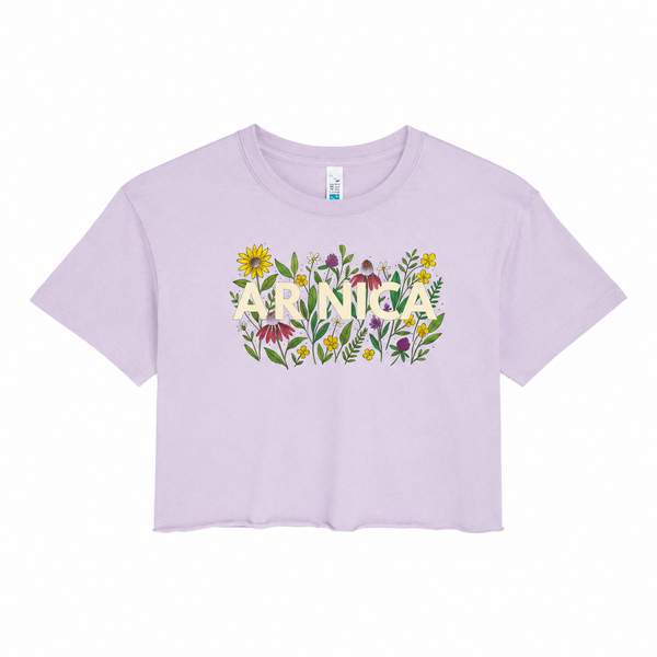 Arkansas NICA Wildflowers Cropped Tee
