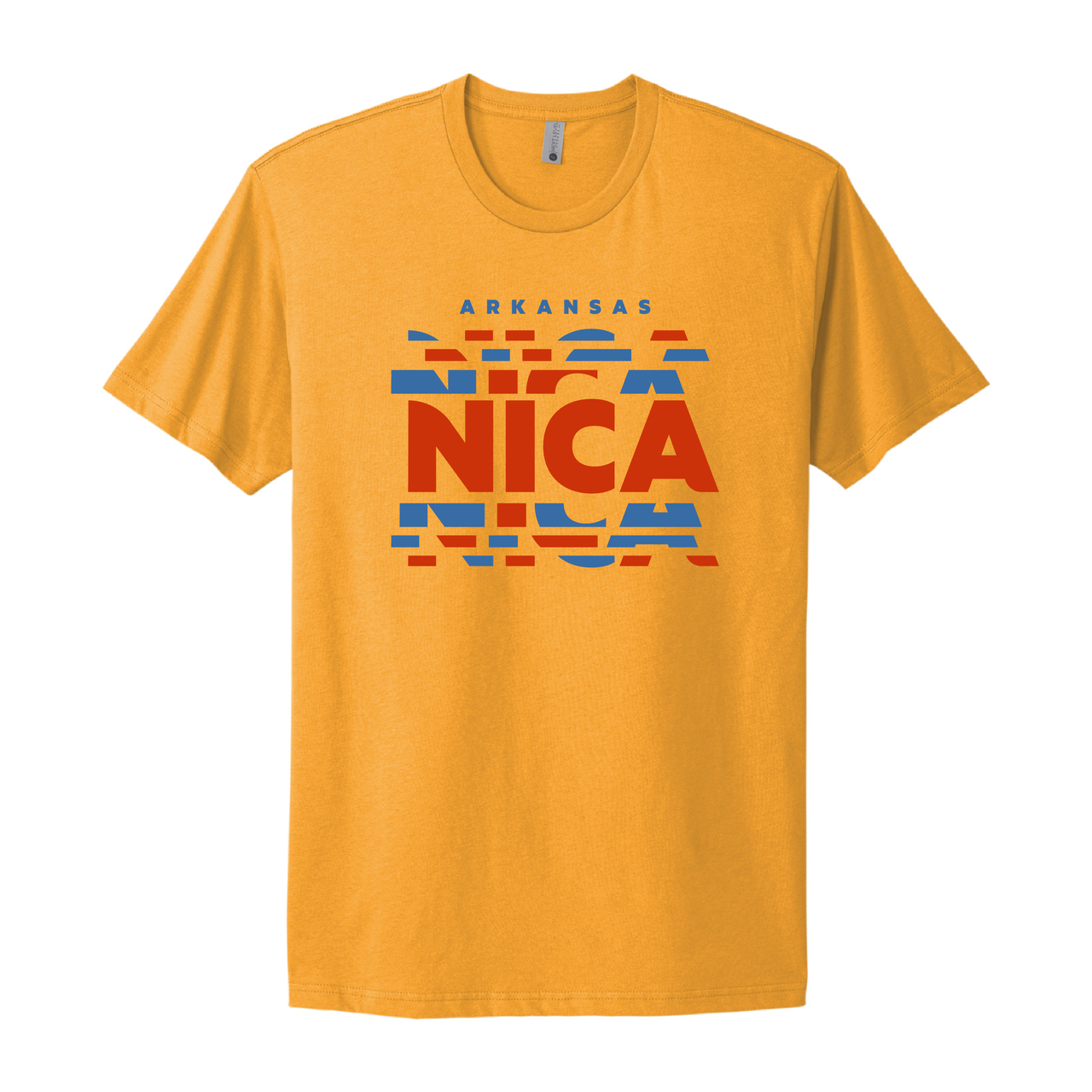 Arkansas NICA Sidewall Slice Tee