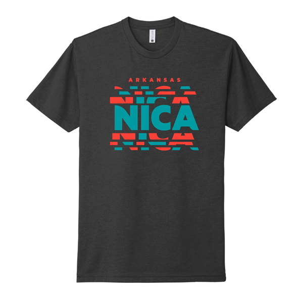 Arkansas NICA Sidewall Slice Tee