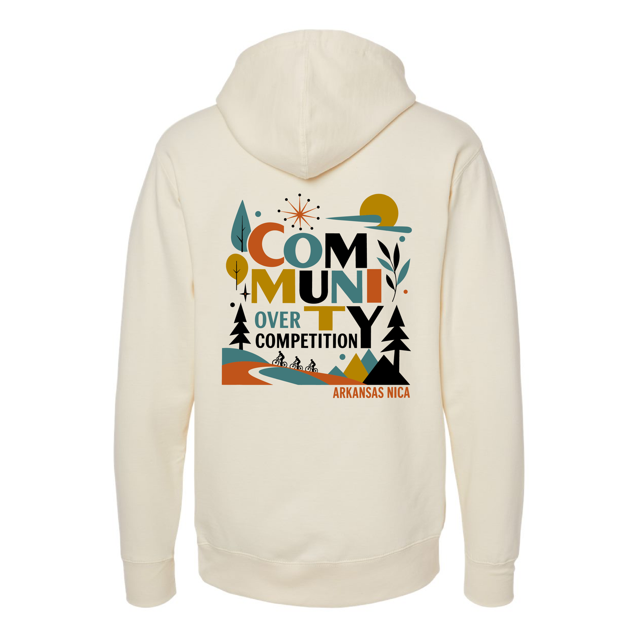Arkansas NICA Community over Competition Hoodie