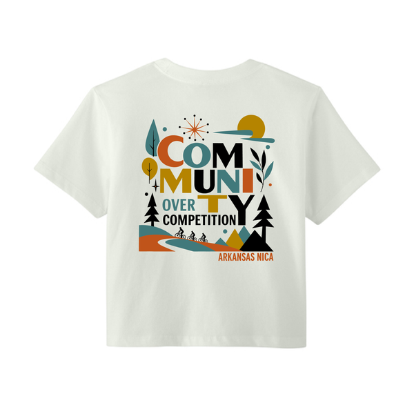 Arkansas NICA Community Over Competition Heavyweight Boxy Tee