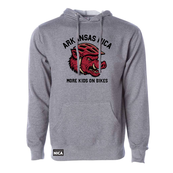 Arkansas NICA Backs on Bikes Hood