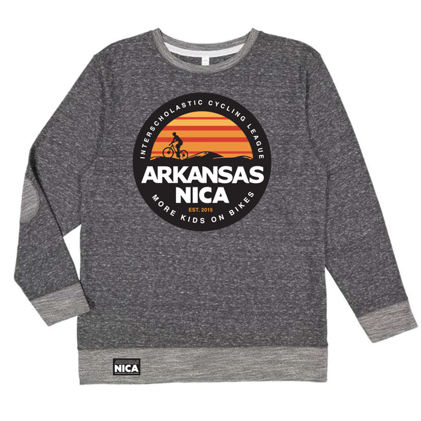Arkansas NICA Round Logo Sweatshirt