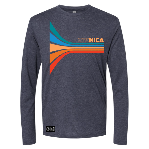 Golden State South NICA Retro Stripes Long Sleeve Shirt
