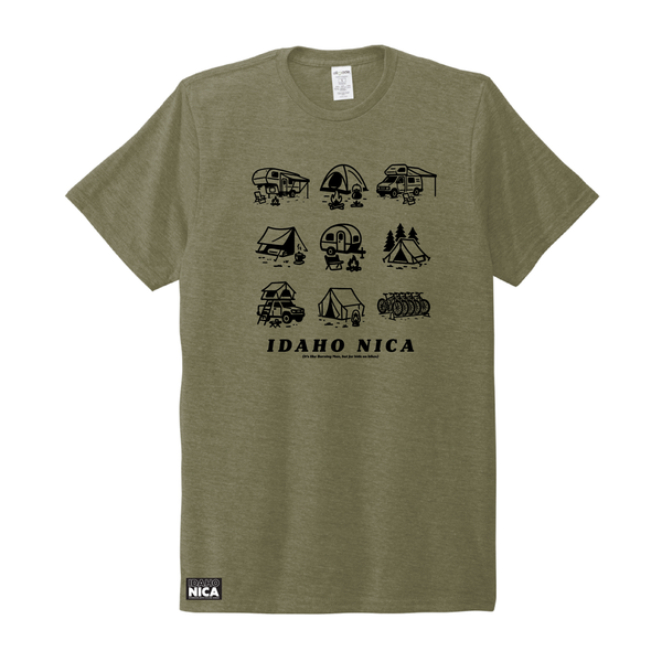 Idaho NICA It's Like Burning Man Tee