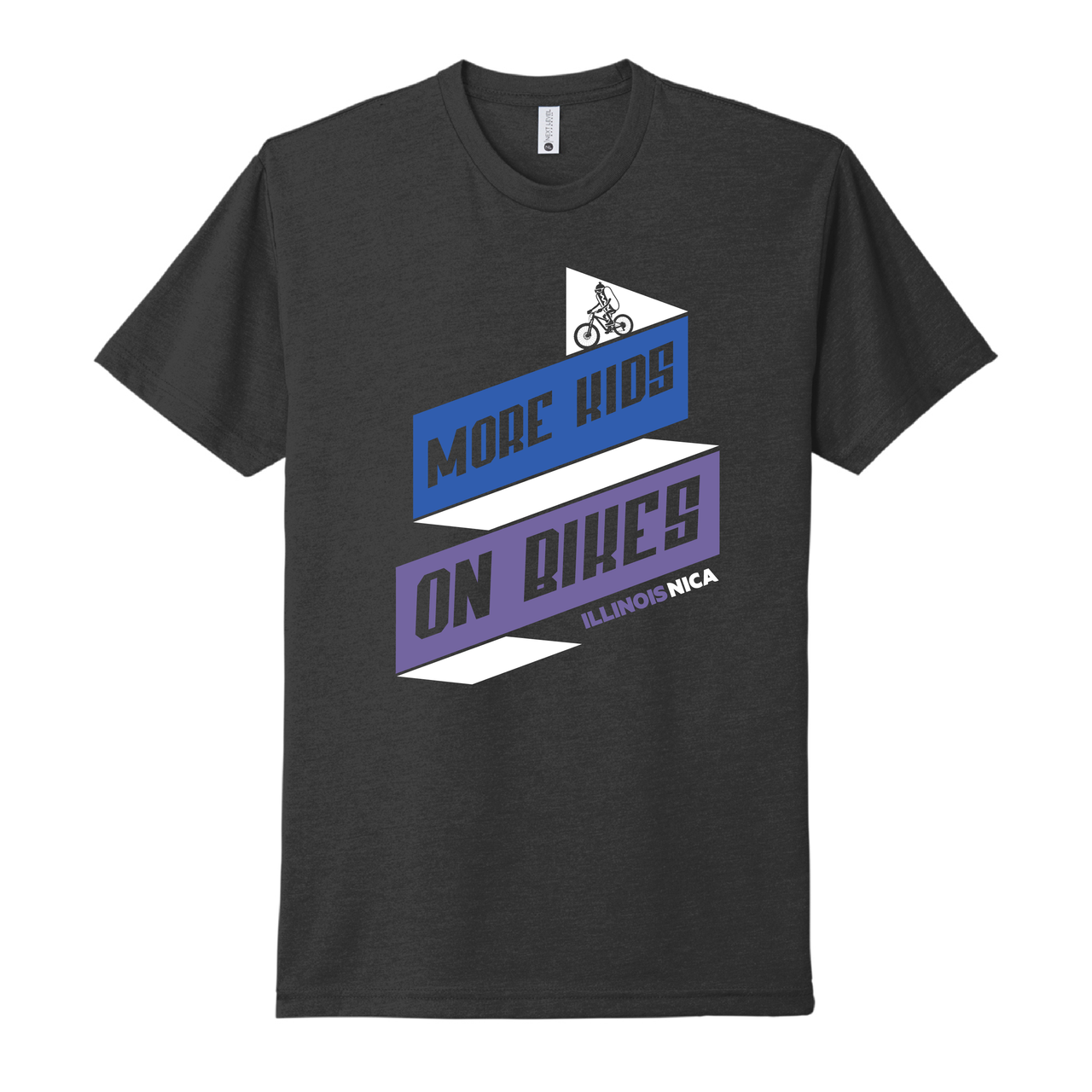 Illinois NICA More Kids on Bikes Banner Tee