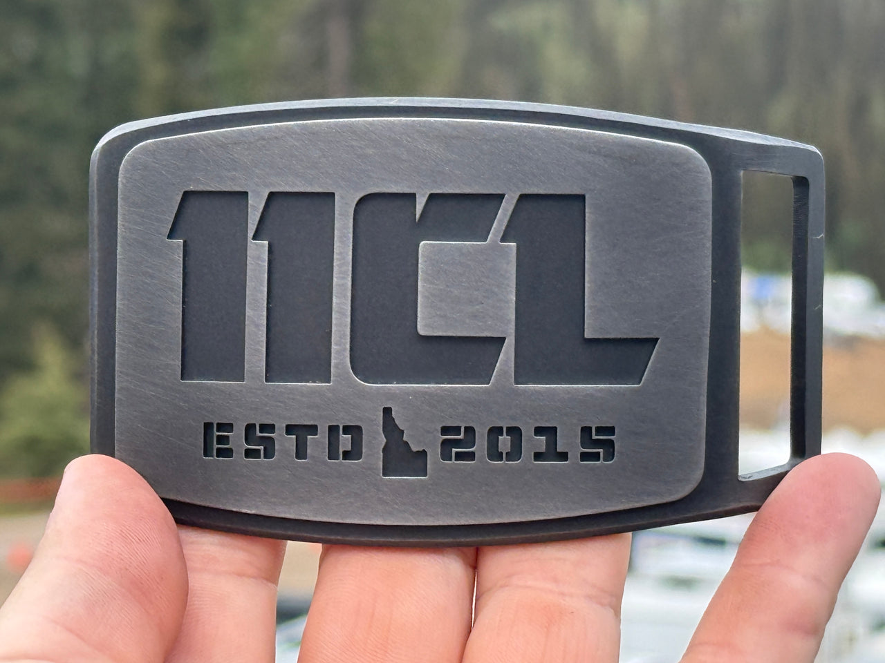 Idaho NICA IICL Foster & Weld Belt Buckle