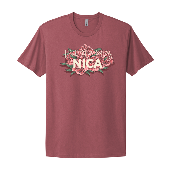 Indiana NICA Peaks and Peonies Tee
