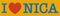 NICA Vintage Bumper Sticker