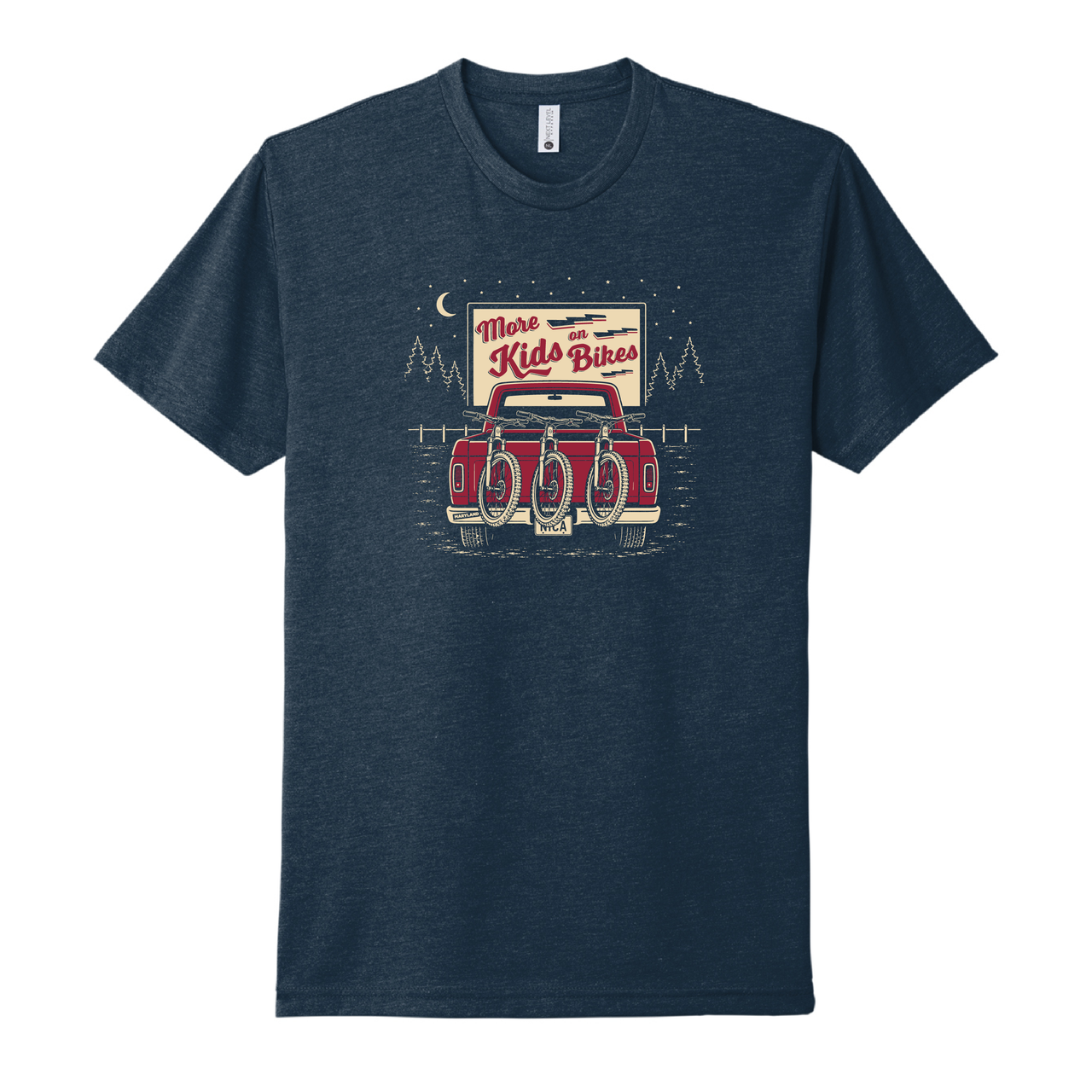 Maryland NICA Drive-In More Kids on Bikes Tee