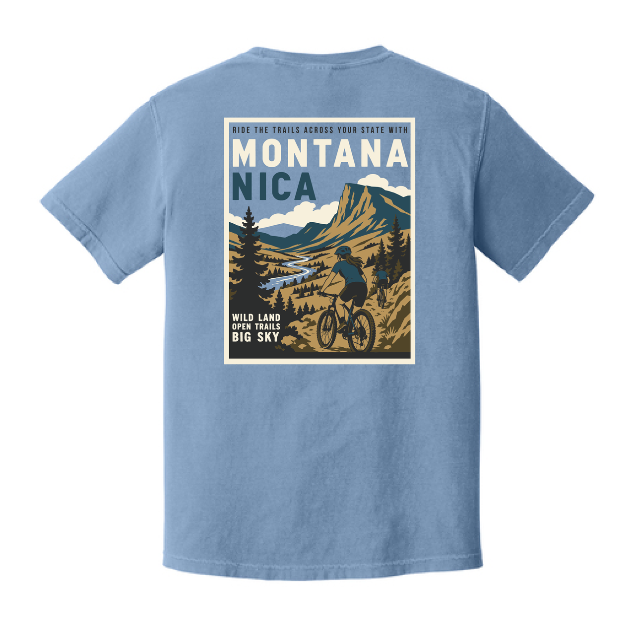 Montana NICA "The Last Best Place" Vintage Tee