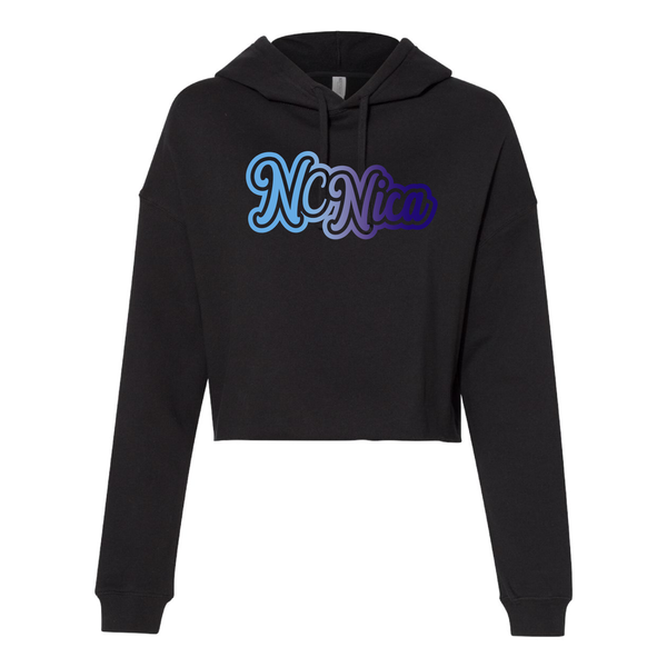 North Carolina NICA Lisa Frank-ish Cropped Hoodie