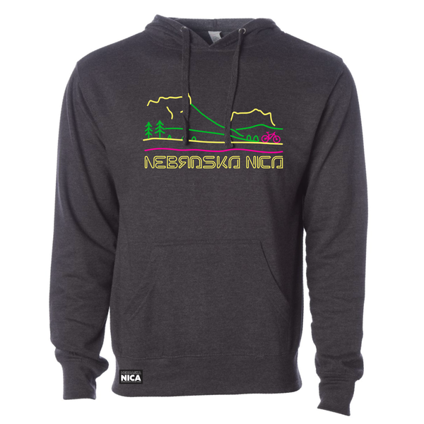 Nebraska NICA Neon Landscape Hood