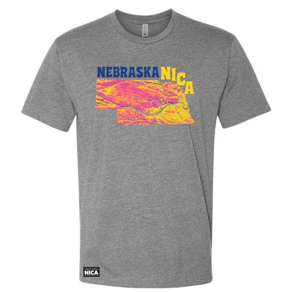 Nebraska NICA Trippy Topo Tee