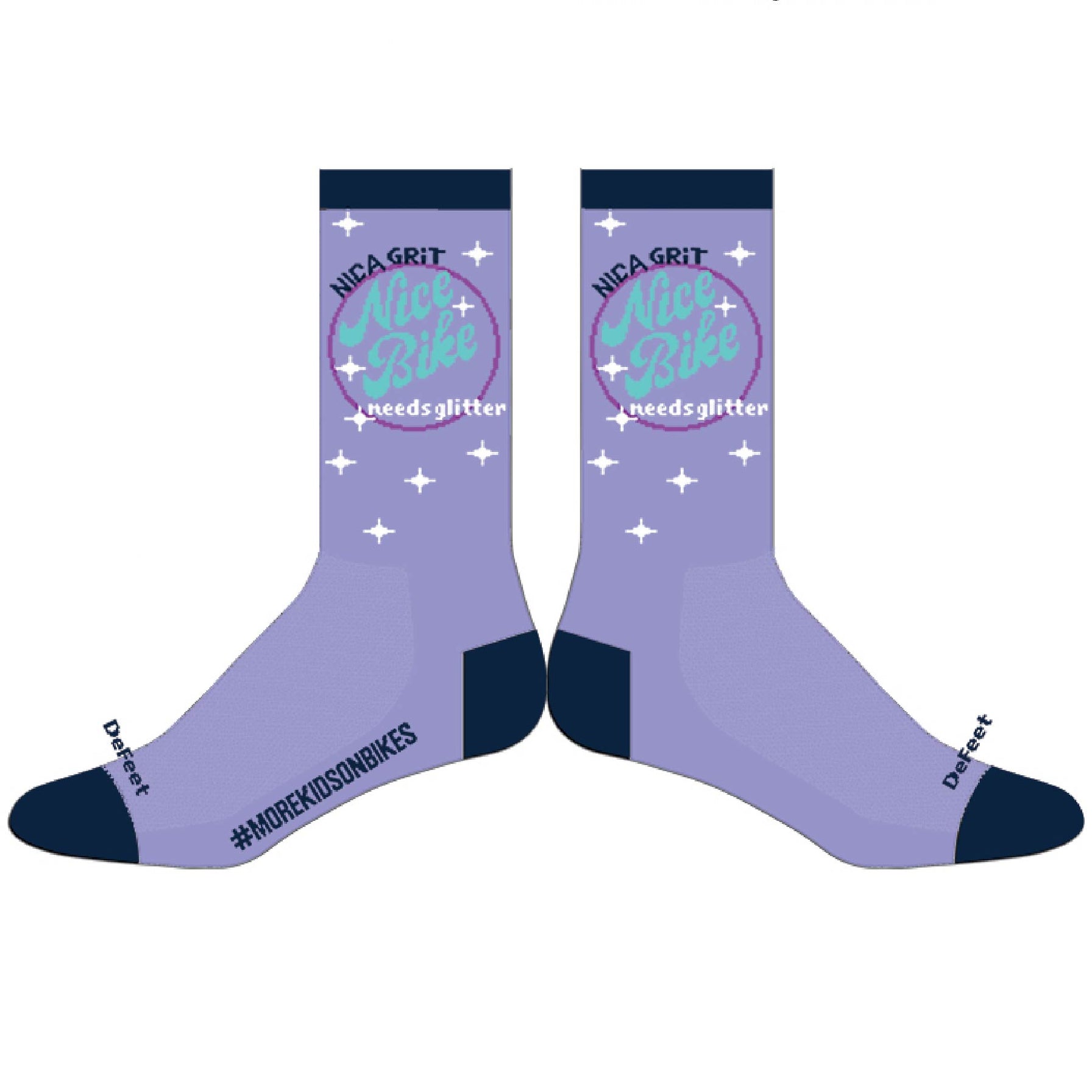 NICA GRiT Defeet Socks TC Screen Printing