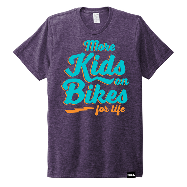 crossbike life 28 NICA More Kids on Bikes for Life Tee – TC Screen Printing