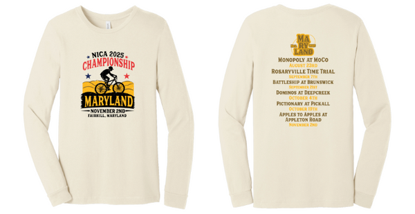 Maryland NICA 2025 Championship Long Sleeve Tee - LIMITED EDITION