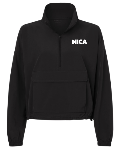 Women's NICA Long Sleeve Stretch Woven 1/4 Zip Pullover