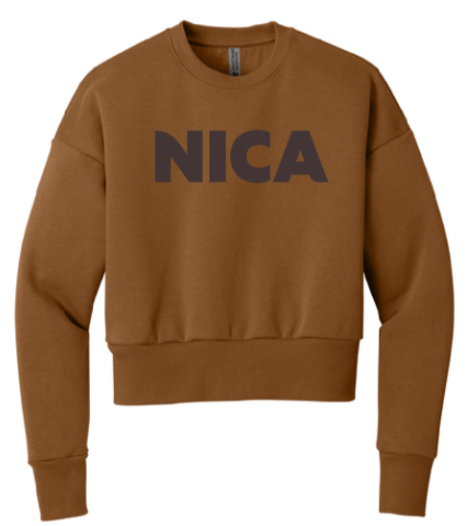 NICA Heavyweight Crop Crewneck Sweatshirt