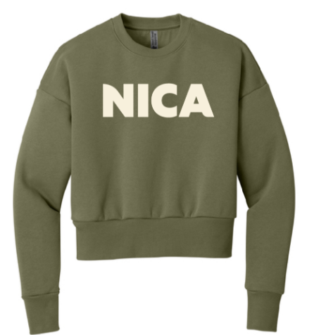 NICA Heavyweight Crop Crewneck Sweatshirt
