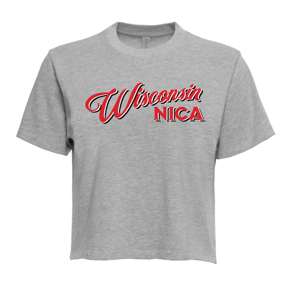 Wisconsin NICA Wisconsin Script Boxy Tee