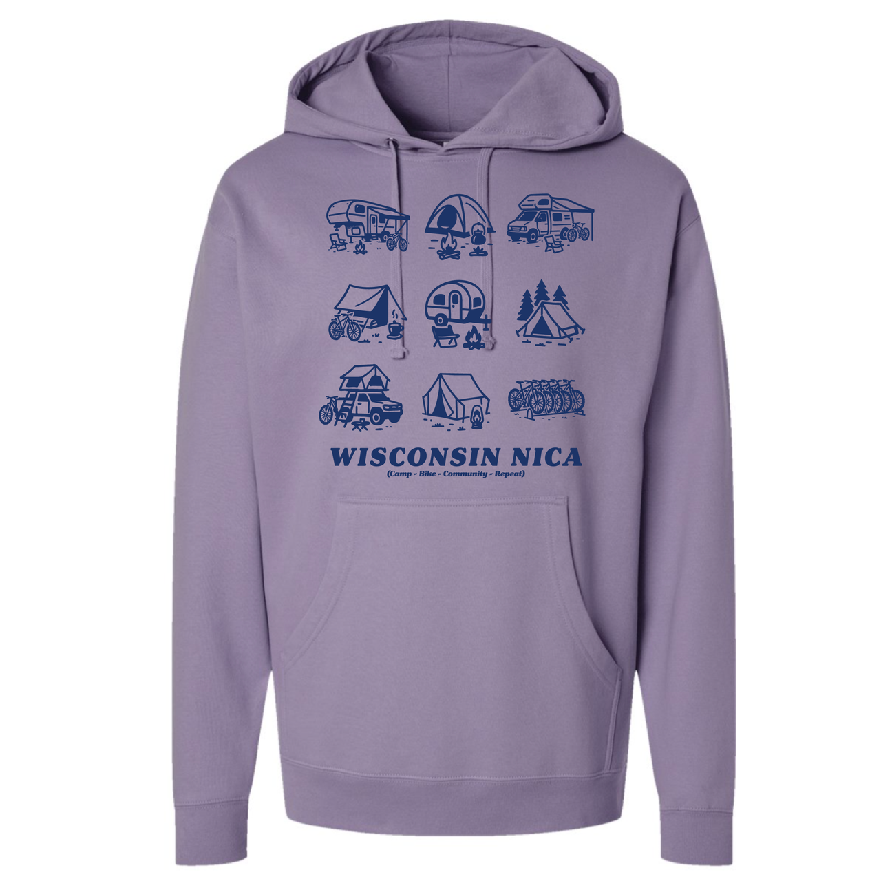 Wisconsin NICA Camp-Bike-Community-Repeat Hoodie