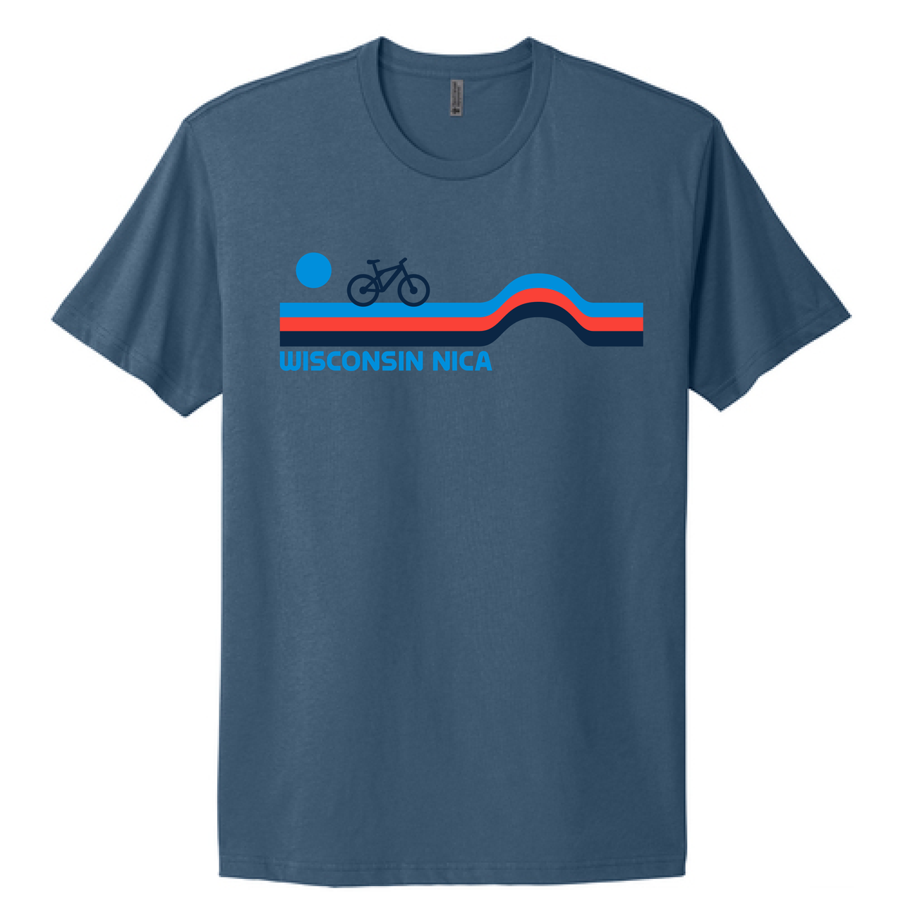 Wisconsin NICA Retro Stripes Tee