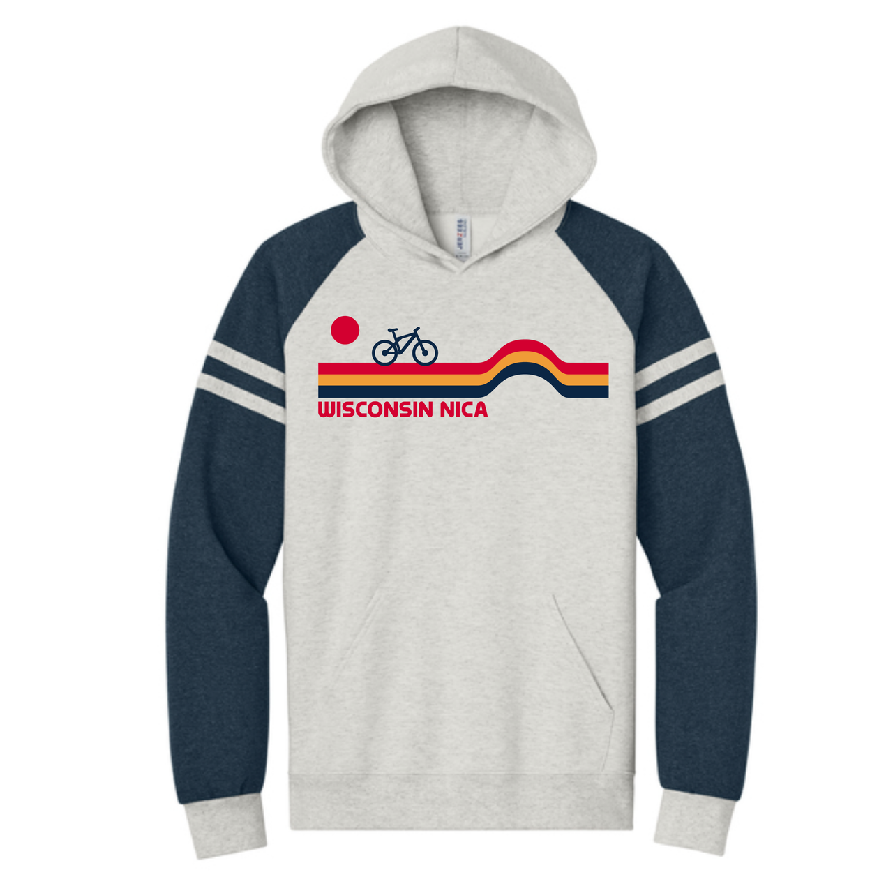 Wisconsin NICA Retro Stripes Hoodie