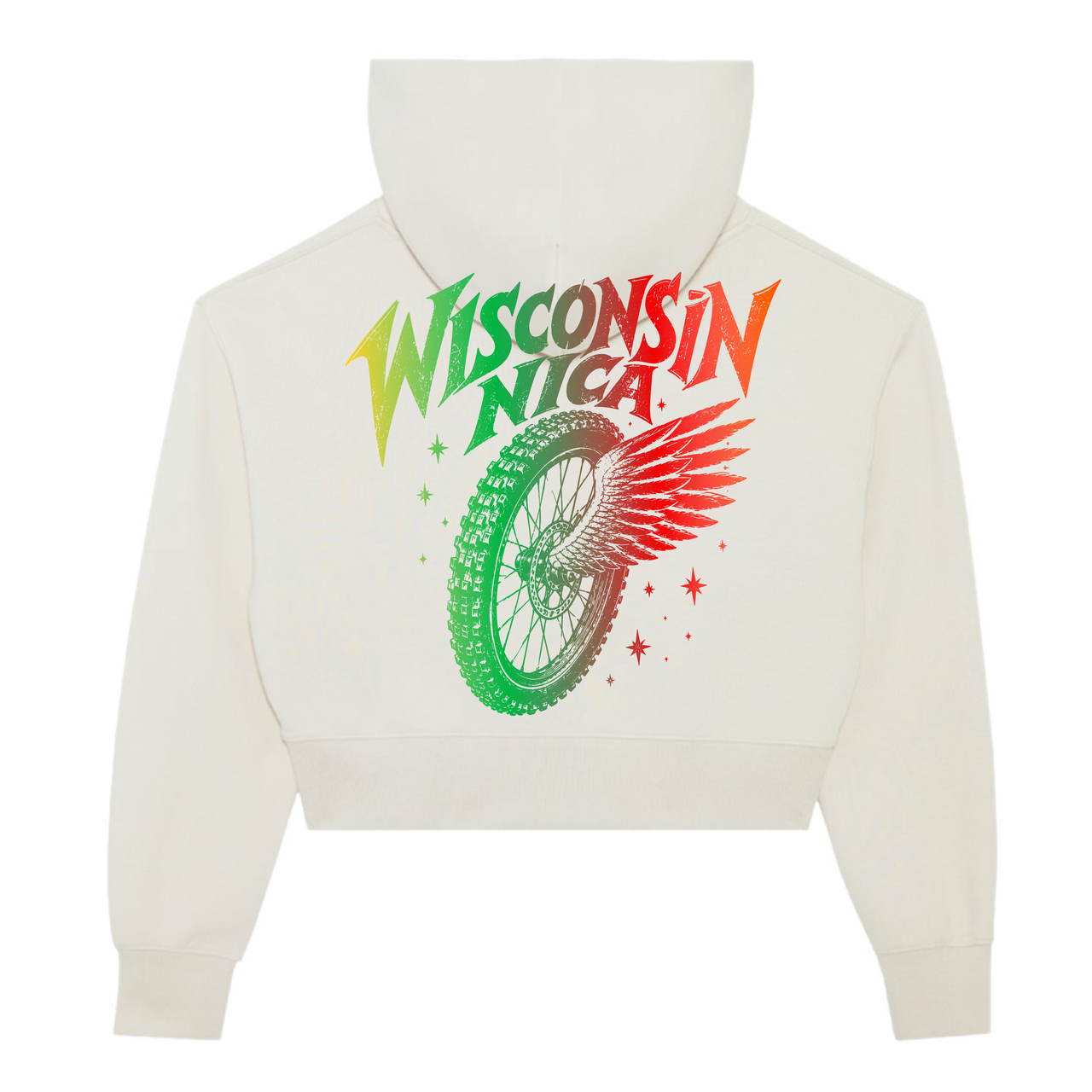 Wisconsin NICA Cropped Hoodie
