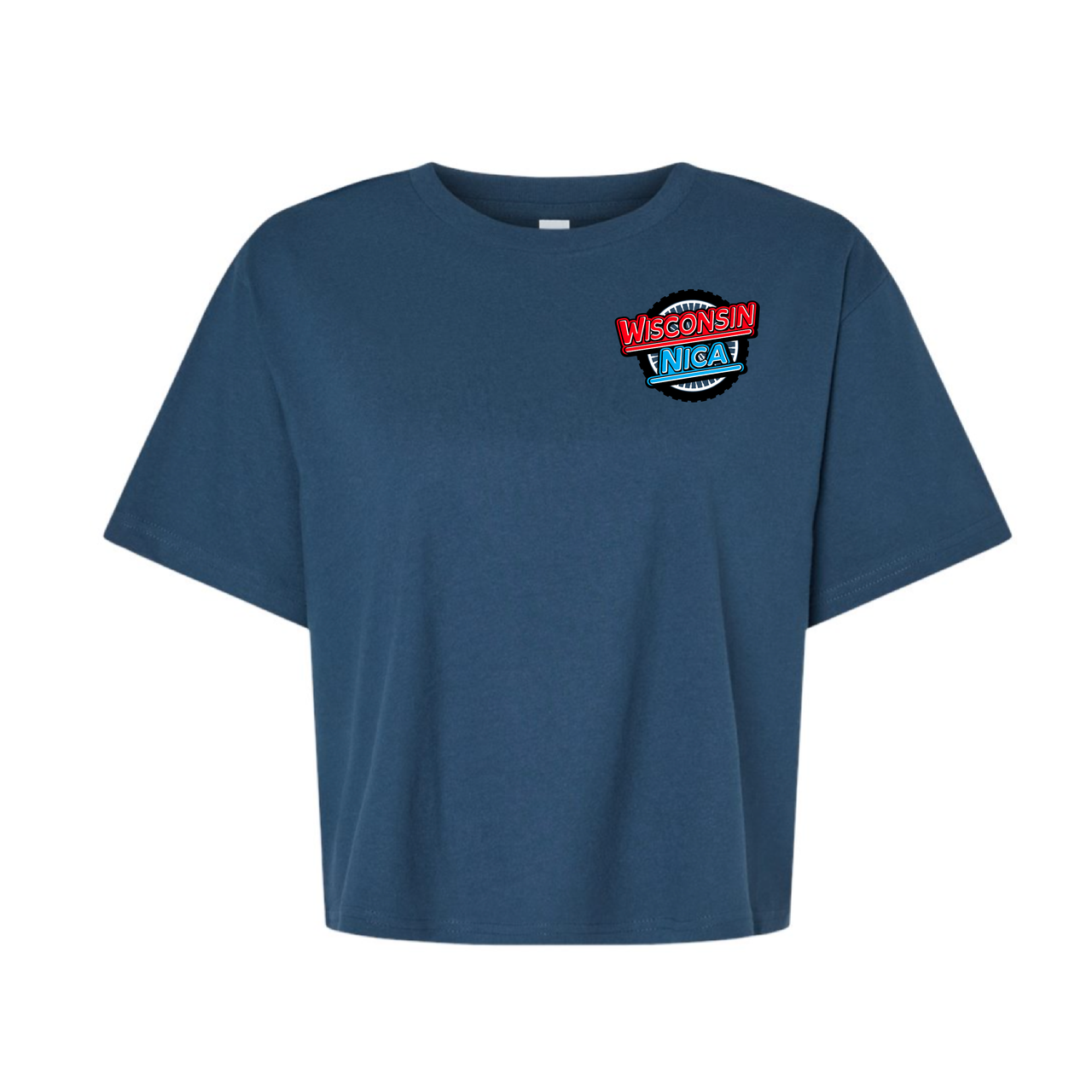 Wisconsin NICA Happy Days Mid-Length Boxy Tee